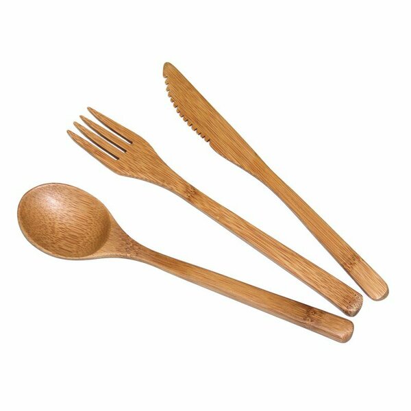 Totally Bamboo Brown Bamboo Flatware set 20-2006